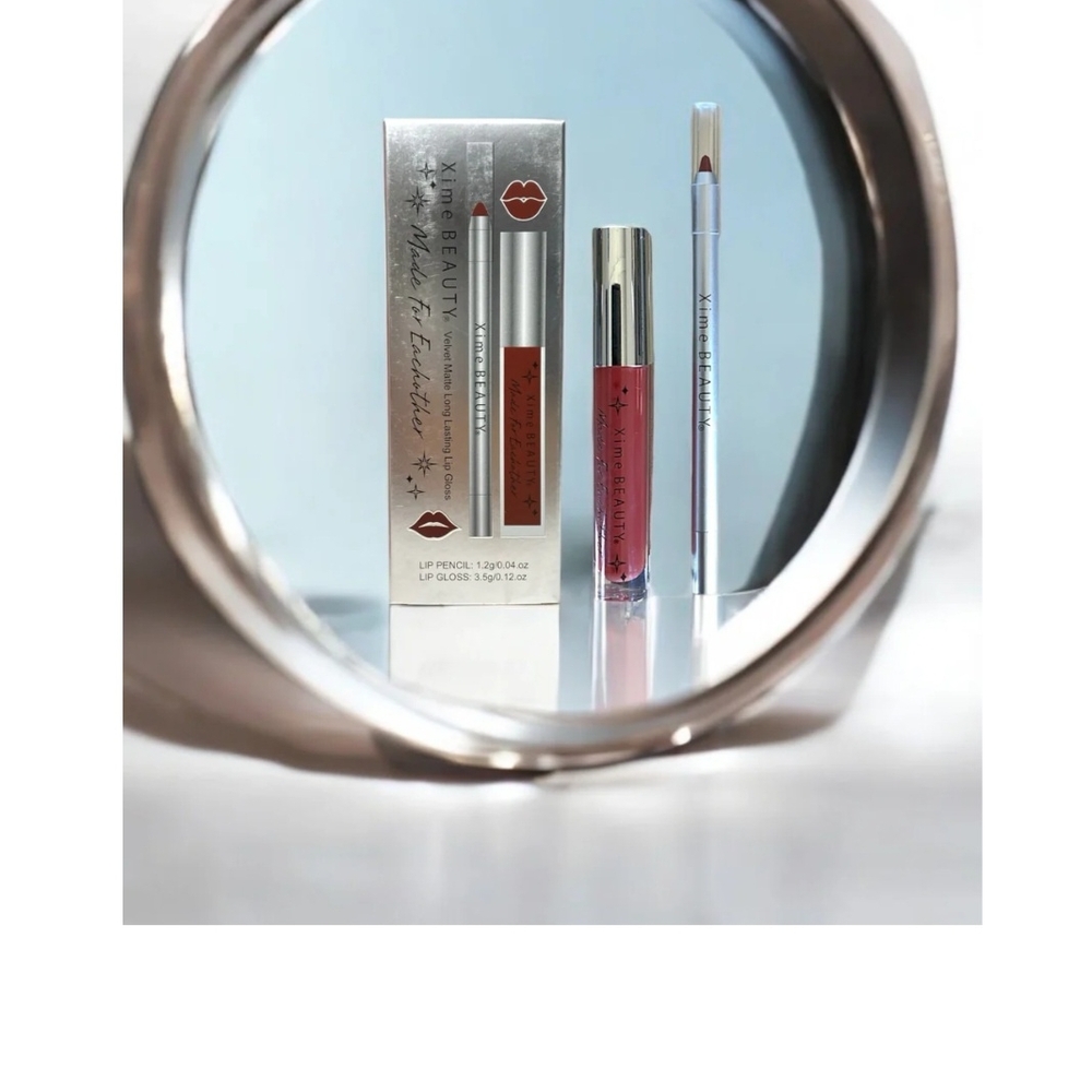 Xime Matte Long Lasting Lipgloss And Lip Pencil In Love